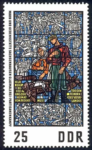 1348 Mahn-/Gegenkästeit Sachsenhausen 25 Pf **