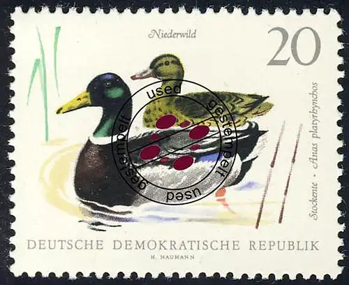 1359 Pétersiens de basse-cour 20 Pf O Tamponnés