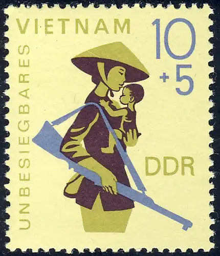 1371 Unbesiegbares Vietnam 10+5 Pf **