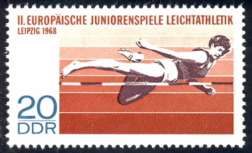 1372 Jeux d'athlétisme juniors saut 20 Pf **