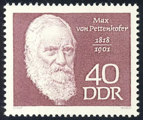 1390 Personnalités de Pettenkofer 40 Pf