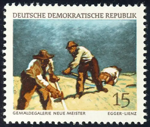 1394 Collection d'art Dresde Miniern 15 Pf **