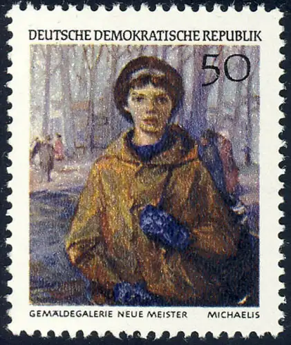 1397 Kunstsammlung Dresden Oberschülerin 50 Pf ** postfrisch