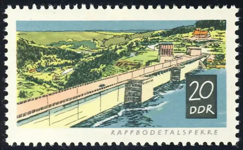 1403 Talsperren Rappbodetalsperre 20 Pf ** postfrisch