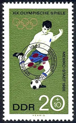 1406 Jeux olympiques d'été Football 20+10 Pf O