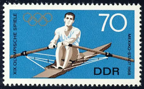 1409 Jeux olympiques Jeu d'été ramer 70 Pf **