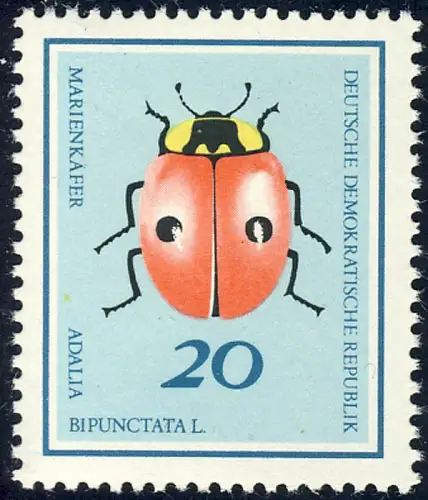 1413 Käfer Zweipunkt-Marienkäfer 20 Pf **