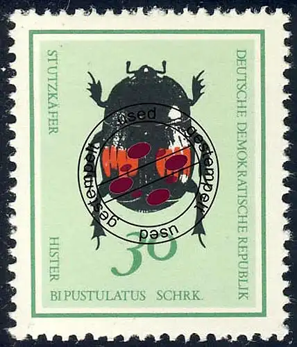 1415 Scarabée à taches de feu 30 Pf O