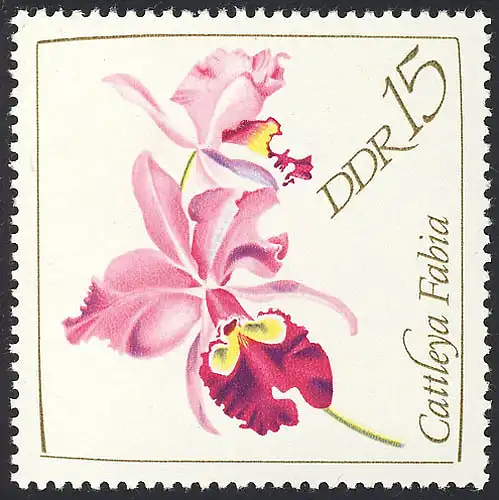 1422 Orchideen 15 Pf ** postfrisch