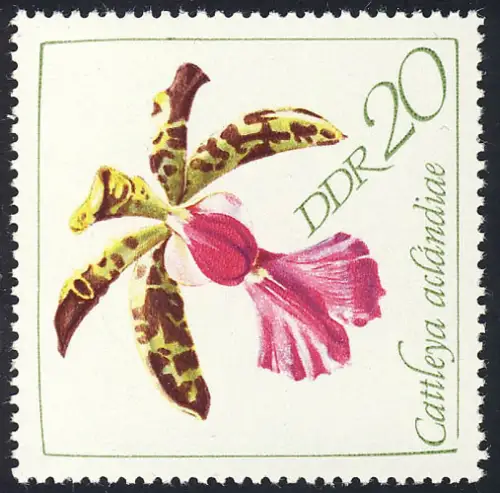 1423 Orchidées 20 Pf ** post-fraîchissement