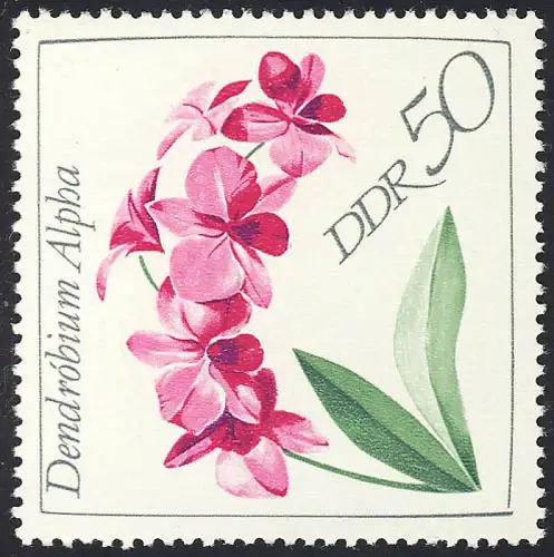 1425 Orchidées 50 Pf ** post-fraîchissement