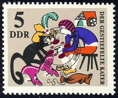 1426 Märchen Der gestiefelte Kater 5 Pf O gestempelt