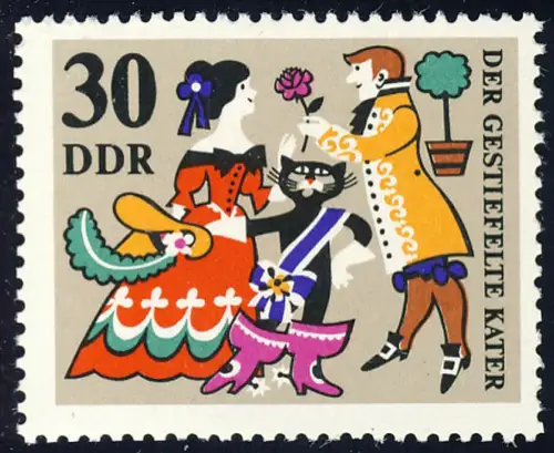 1431 Märchen Der gestiefelte Kater 30 Pf **