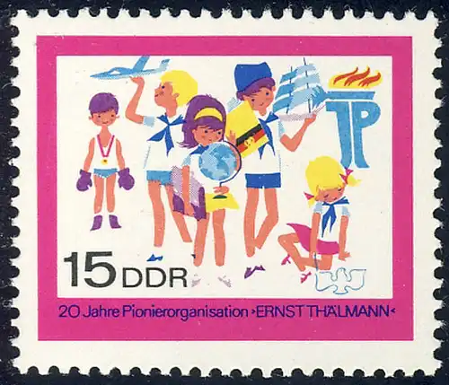 1433 Organisation de pionniers Thälmann 15 Pf