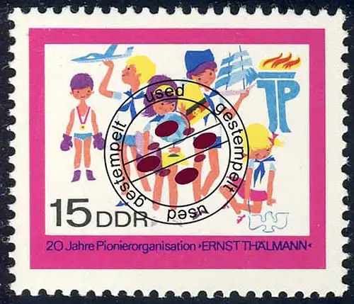 1433 Organisation de pionniers Thälmann 15 Pf O