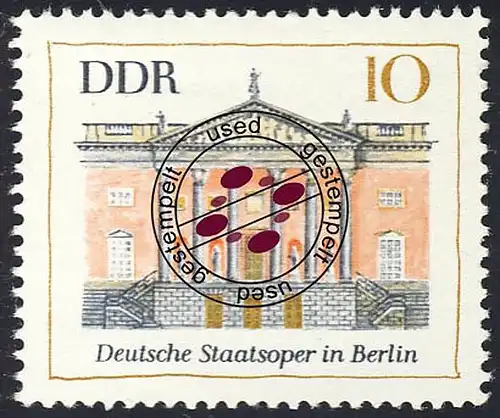 1435 Bauwerke Staatsoper Berlin 10 Pf O