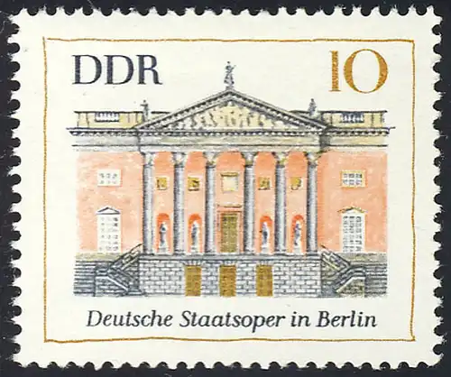 1435 Bauwerke Staatsoper Berlin 10 Pf **