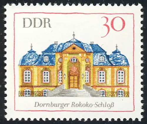 1438 Bâtiments Dornburger Schloss 30 Pf **
