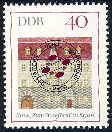 1439 Constructions Au stock Efurt 40 Pf O