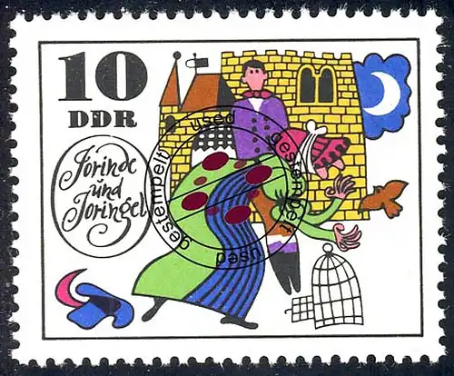 1451 Märchen Jorinde und Joringel 10 Pf O gestempelt