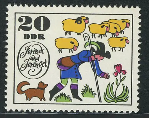 1453 Märchen Jorinde und Joringel 20 Pf ** postfrisch