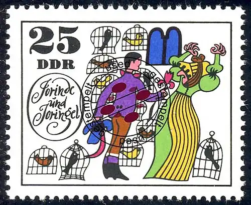 1454 Fêtes de Jorinde et Joringel 25 Pf O Tamponné