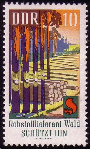 1463 Protection des forêts 10 Pf **