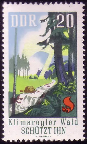 1464 Waldschutz 20 Pf ** postfrisch