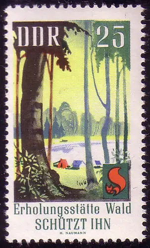 1465 Protection des forêts 25 Pf **