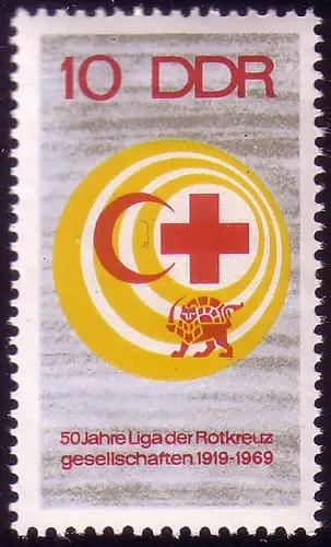 1466 Rotkreuzgesellschaften 10 Pf ** postfrisch