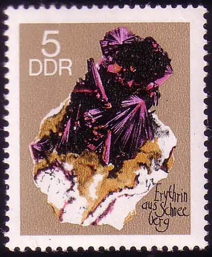 1468 Bergakademie Kobaltblüte 5 Pf ** postfrisch