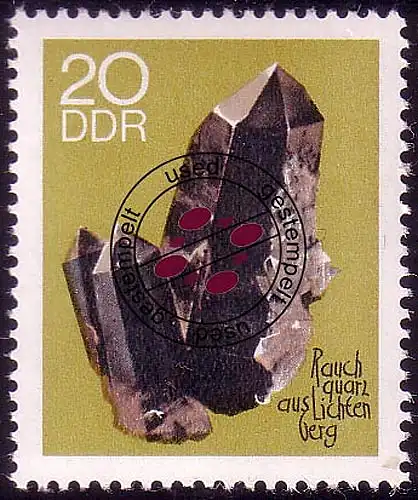 1471 Academie de montagne Quartz fumé 20 Pf O Tamponné