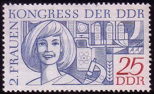 1475 Frauenkongress 25 Pf ** postfrisch