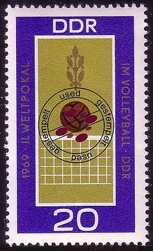 1493 Championnat mondial de volley-ball 20 Pf O Tamponné