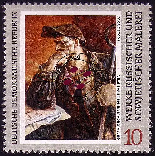 1529 Kunstsammlungen Dresden 10 Pf O gestempelt