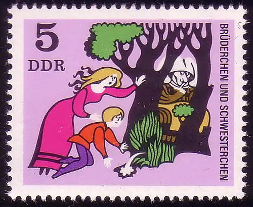 1545 Märchen Brüderchen + Schwesterchen 5 Pf **