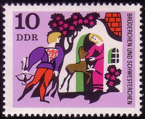 1546 Märchen Brüderchen + Schwesterchen 10 Pf **