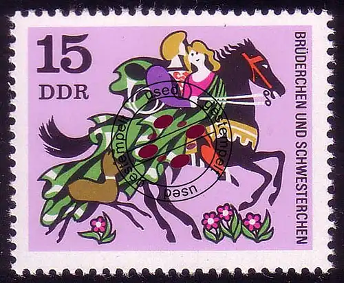 1547 Märchen Brüderchen + Schwesterchen 15 Pf O gestempelt