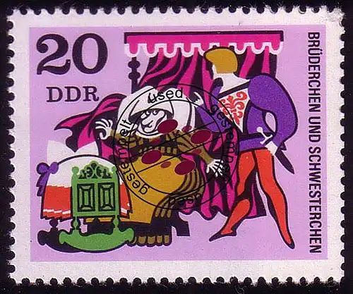 1548 Märchen Brüderchen + Schwesterchen 20 Pf O gestempelt