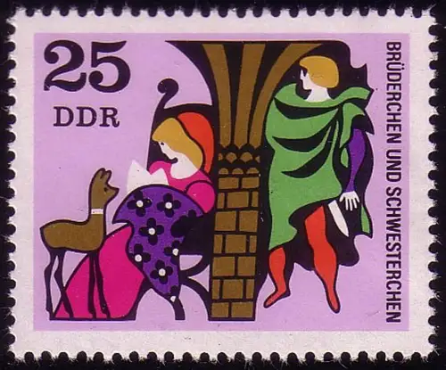 1549 Märchen Brüderchen + Schwesterchen 25 Pf **