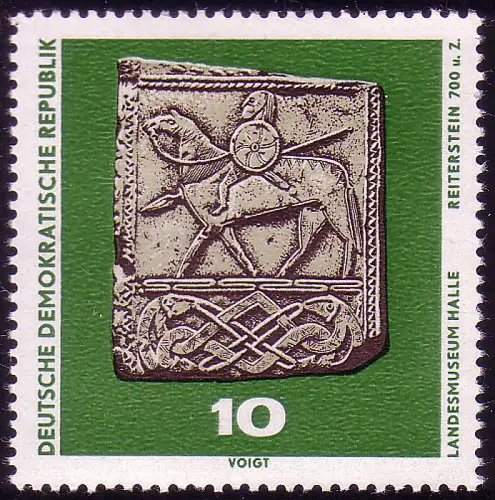 1553 Archäologische Funde Reiterstein 10 Pf **