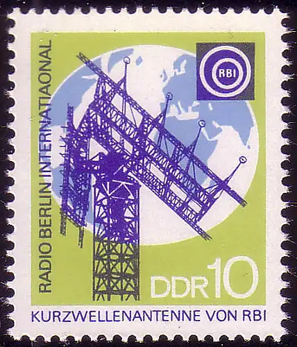 1573 DDR-Rundfunk 10 Pf ** postfrisch