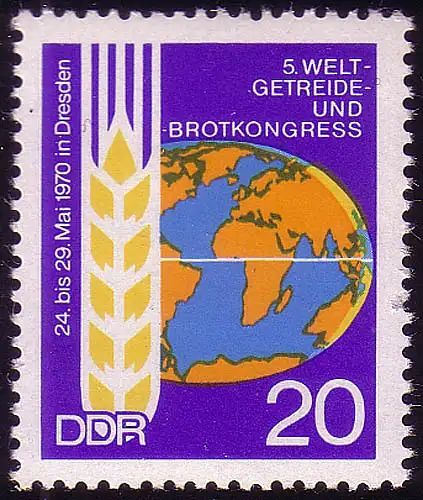 1575 Getreide-/Brotkongress 20 Pf **