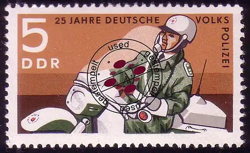 1579 Deutsche Volkspolizei 5 Pf O