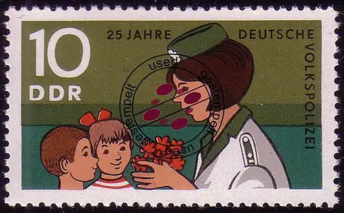 1580 Deutsche Volkspolizei 10 Pf O