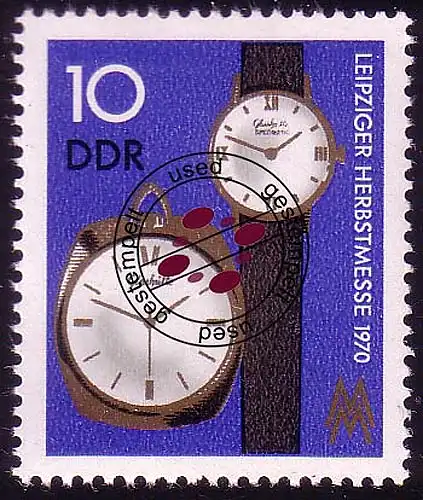 1601 Leipziger Herbstmesse 10 Pf O gestempelt