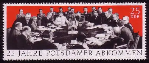 1600 Potsdamer Abkommen 25 Pf **