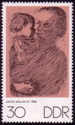 1610 Kunstwoche Mutter mit Kind 30 Pf ** postfrisch