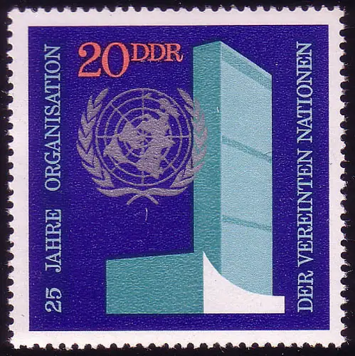 1621 25 Jahre UNO 20 Pf **