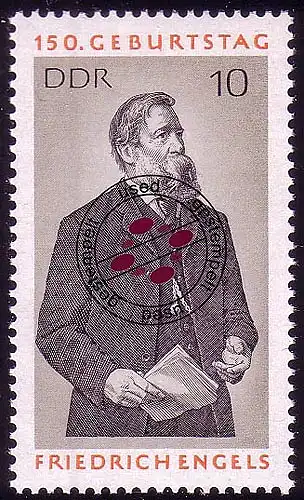 1622 Friedrich Engels 10 Pf O